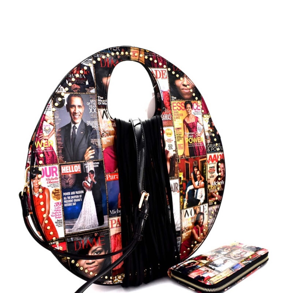 2pc Obama bag & wallet set